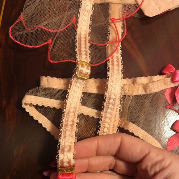 NWT Agent Provocateur LORNA 3 pcs nude/pink set - Picture 6 of 15